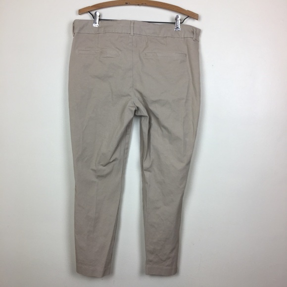 Old Navy Pixie Mid-Rise Khaki Pants - Picture 4 of 8
